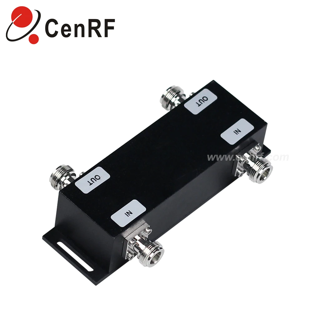 RF 5G Low VSWR Low PIM 698-4000MHz 2In 2 Out Hybrid Coupler with N-Female