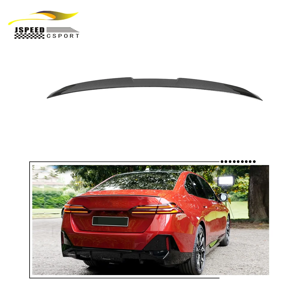 Dry Carbon Fiber i5 M60 Rear Trunk Spoiler For BMW 5 Series I5 G60 M Sport x Drive 2024+ P Style