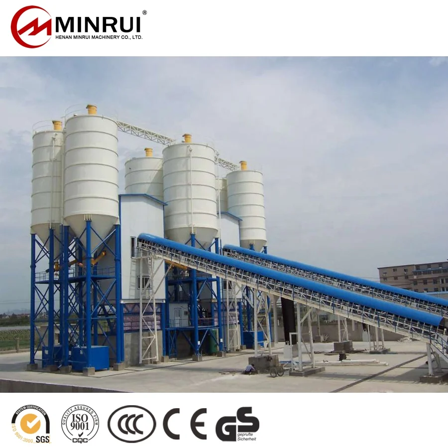 Minrui Group 120M3 HZS120 Mold Concrete Mixing Batching Plant