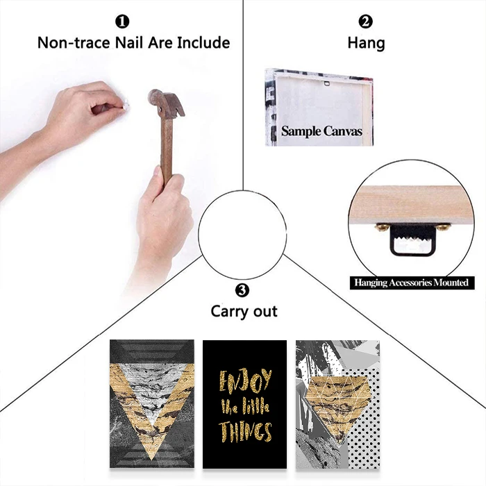 2020 Nordic Modern home decor motivational quotes posters for students