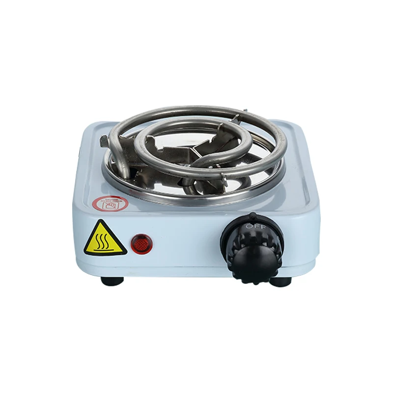 Electric 500W Charcoal Heater Stove Mini Stove Hot Plate Home Heater with Indicator Light and Non-Slip Rubber feet mini stove