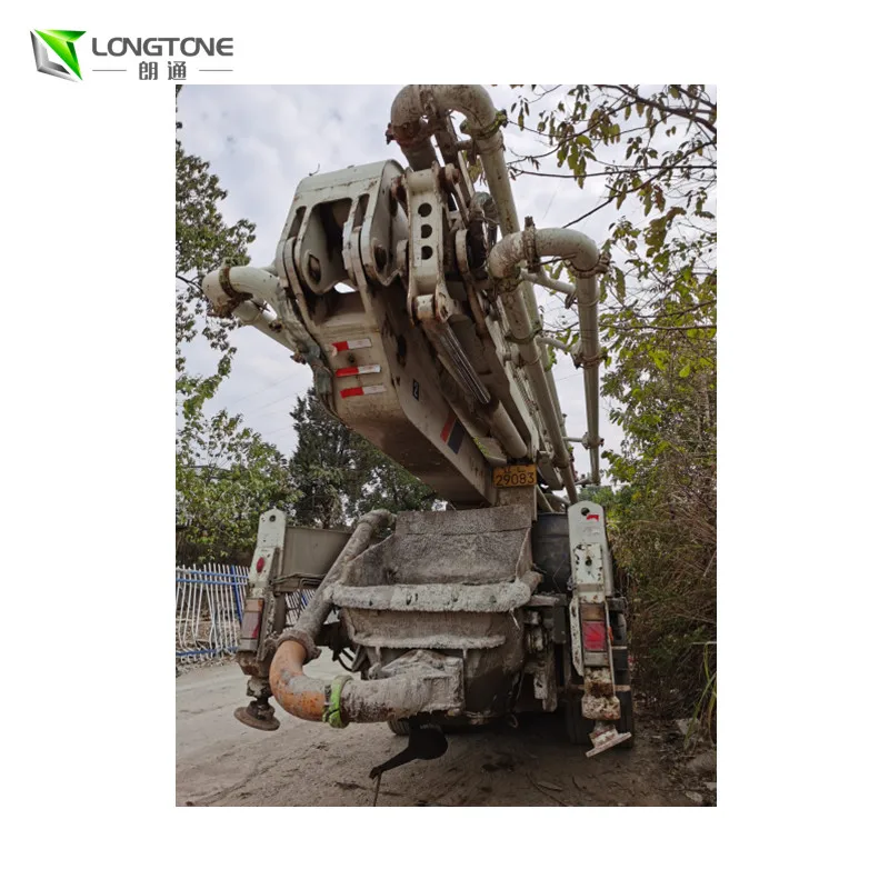 Solid reputation Factory price concrete pump mixer truck used for BOOM B6RZ 49