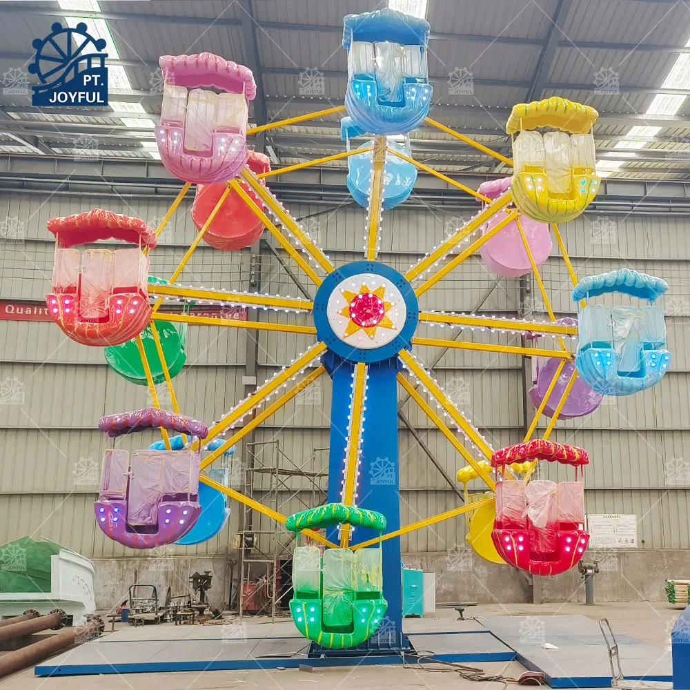In Stock Now Small Amusement Rotatable Rides Double Side Kids Mini Ferris Wheel for Sale