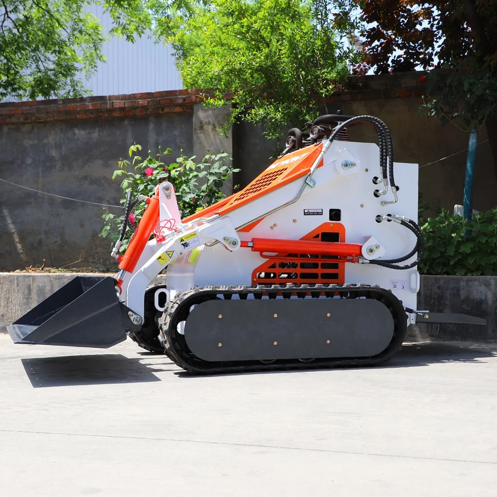China Dingo Mini Skid Steer and Track Loader Wheel Backhoe Loaders