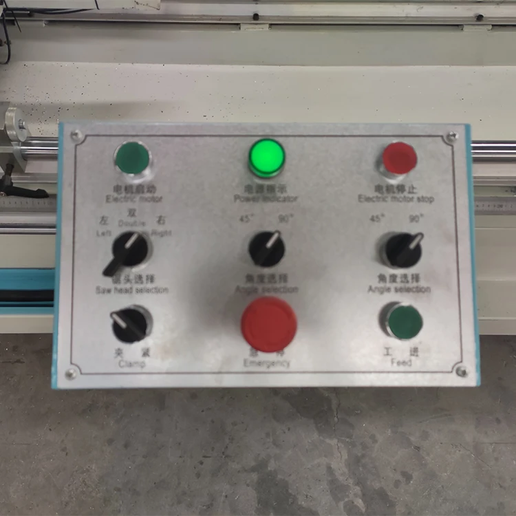 LJZ2-450x3700  Aluminum And PVC Profile Miter Saw Cutting Machine For 45 Degree