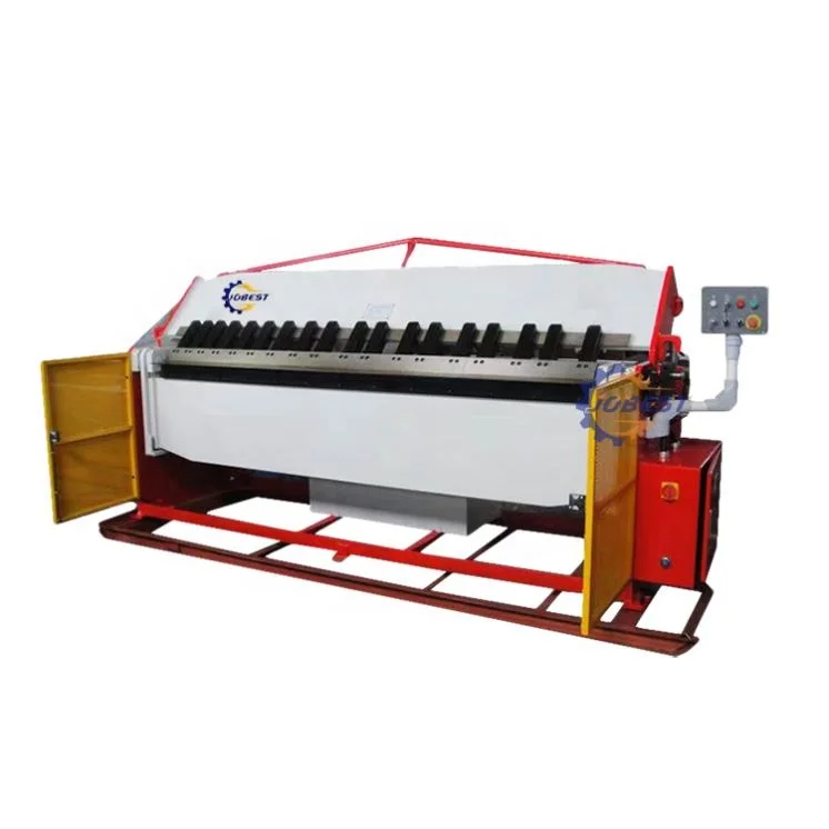 
4 x 4100mm galvanized steel sheet metal folding machine 