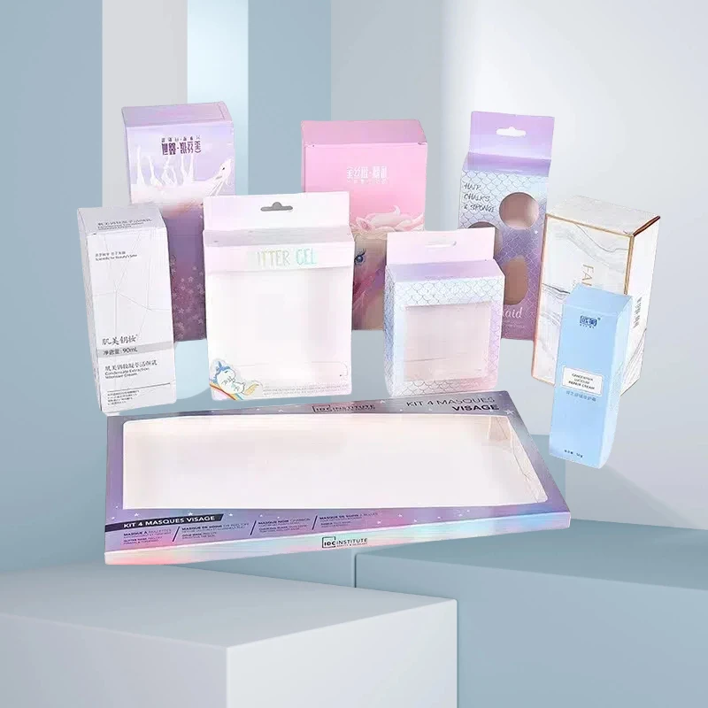 custom lip gloss flip top luxury makeup sets gift perfume cosmetic packaging boxes