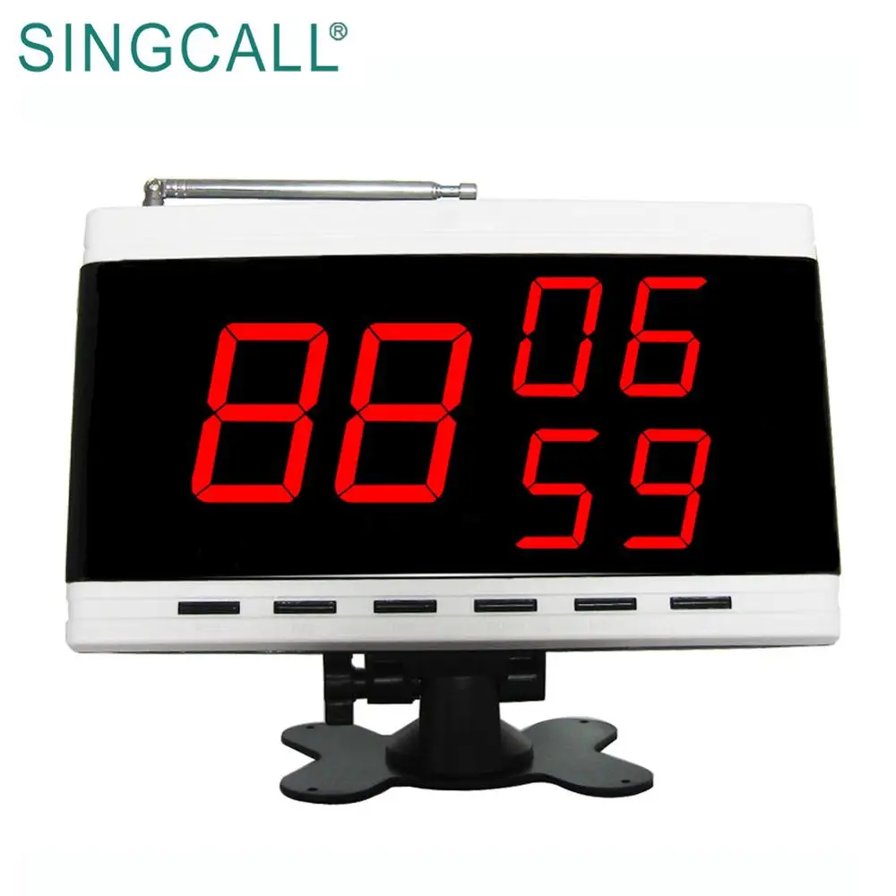 SINGCALL Digital Paging Restaurant Waiter Call Devices Guest Pager System