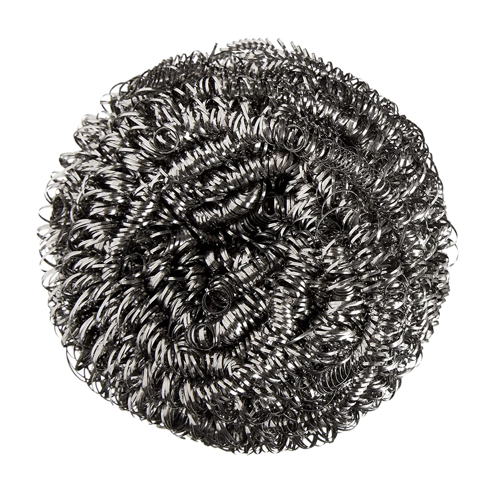 Kitchen Stainless Steel Sponges Scourer Set Stainless Steel Scrubbers Metal Scouring Pads Kitchen Cleaning Tool