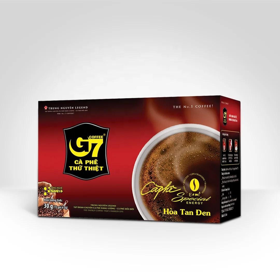 G7 Black Instant Coffee (Box 15 Sachets)