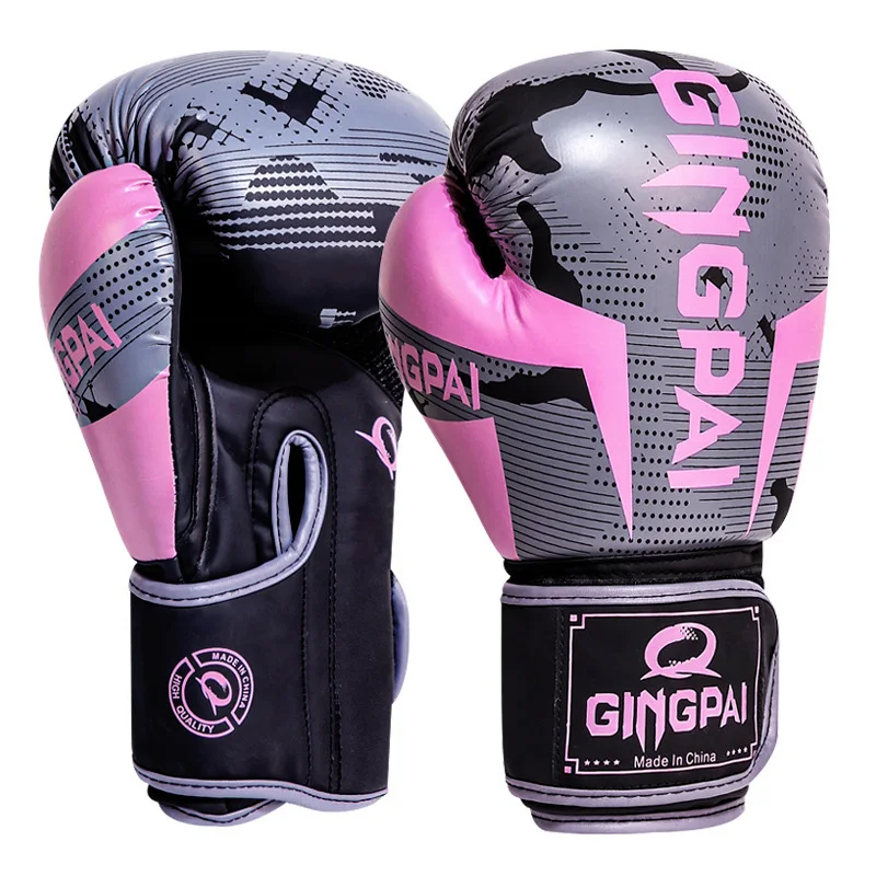2024 High Quality Professional Training Pu Leather Boxing Gloves Camouflage boxing gloves