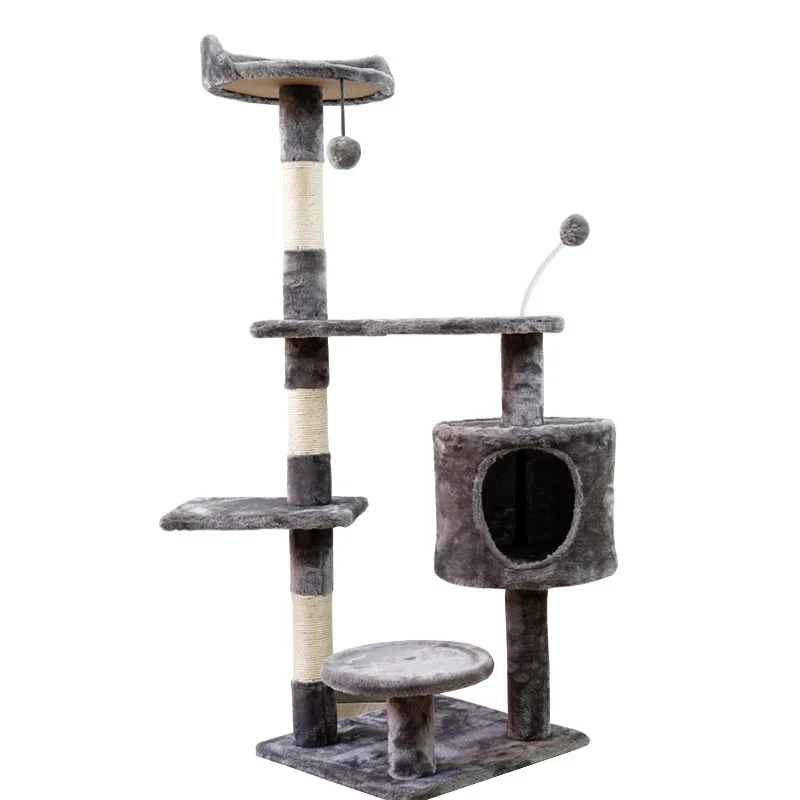 Pet Gift For Cats Tree High Quality Sisal Katzen Scratch Post Cat Tree Tower