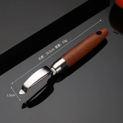 304 Stainless Steel Multi-purpose Melon Planer Peeler Fruit Triangle Push Grater Carving Peeling Knife