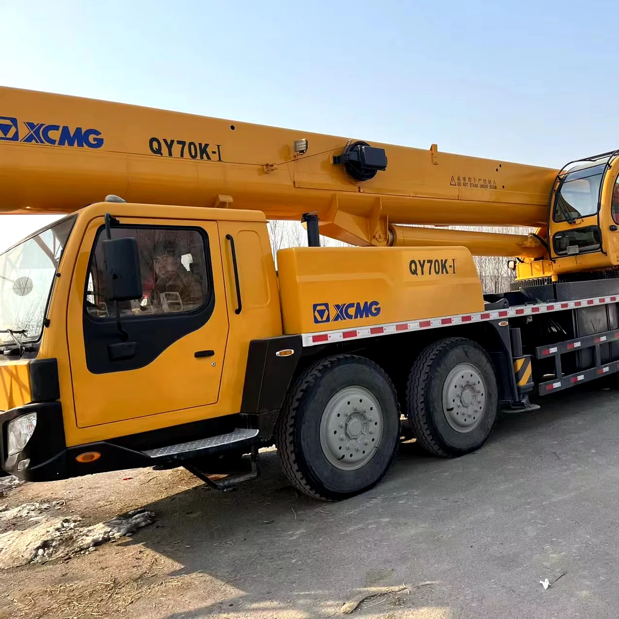 used xcmg 70ton mobile truck crane original xcmg QY70K QY70K-I QY70KC 70ton truck crane for sale good condition