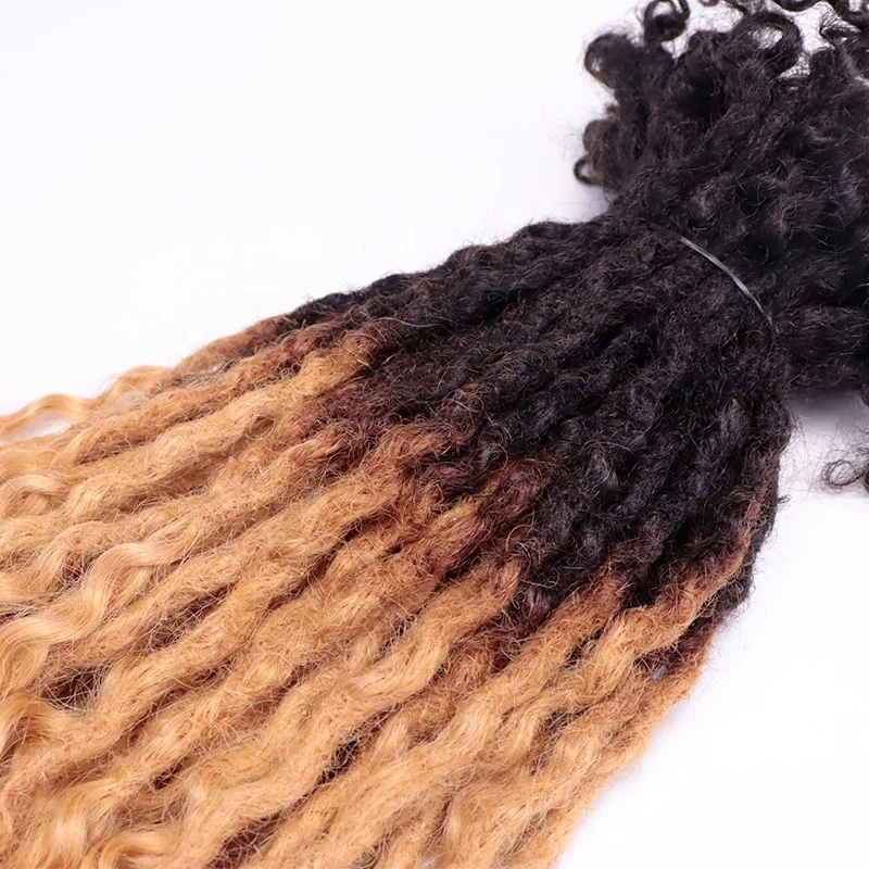 Ombre   Culture locs Human hair bulk hair curly texture Hoho hair dreadlocks