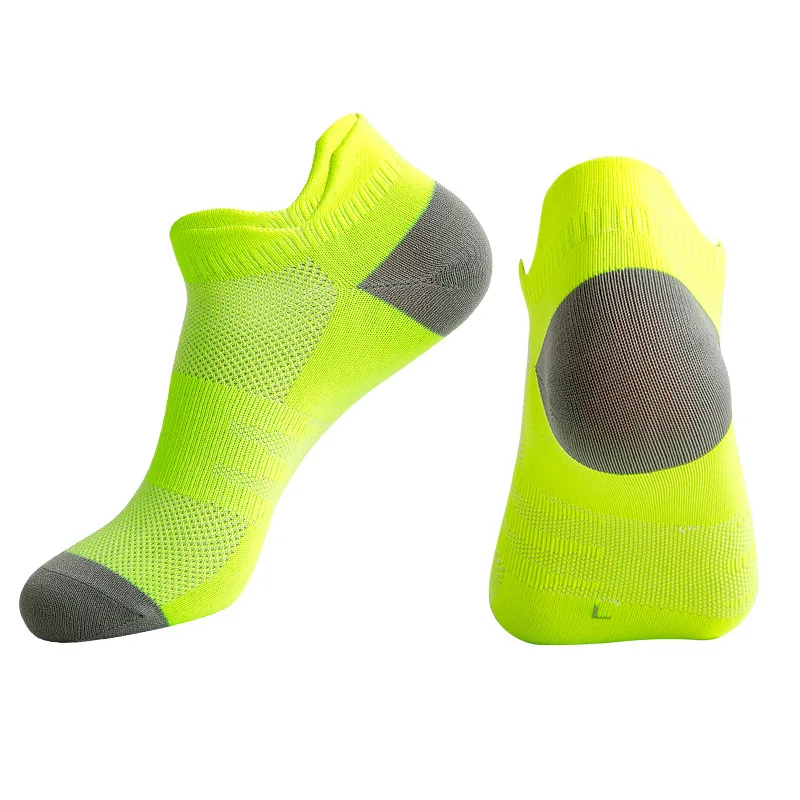 KTS- 615-2 Wholesale custom logo marathon fitness running sport low cut thin breathable fast dry ankle socks