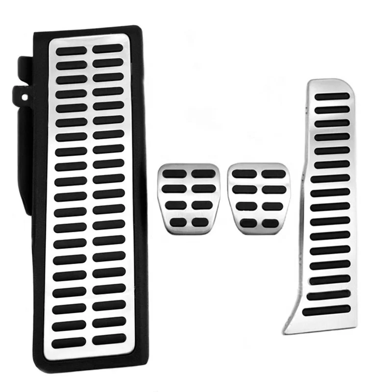 Car Fuel Brake Foot Rest Pedal Cover Pad For VW Scirocco Golf 5 6 MK5 MK6 JETTA 5 2009-11