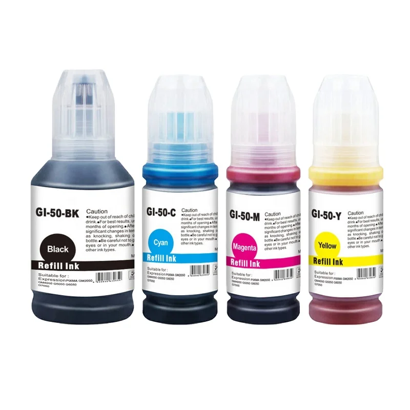 Prospect GI 50 GI50 GI-50 Compatible with color large-capacity bottled ink For Canon PIXMA GM2050 GM4050 G5050 G6050 Printer