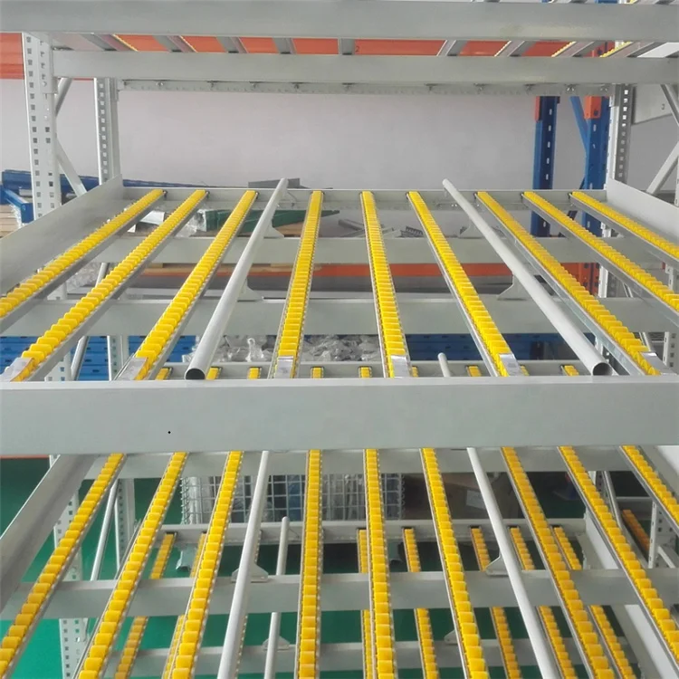Flow Rack Roller Carton Flow Rack With Gravity Warehouse Picking System