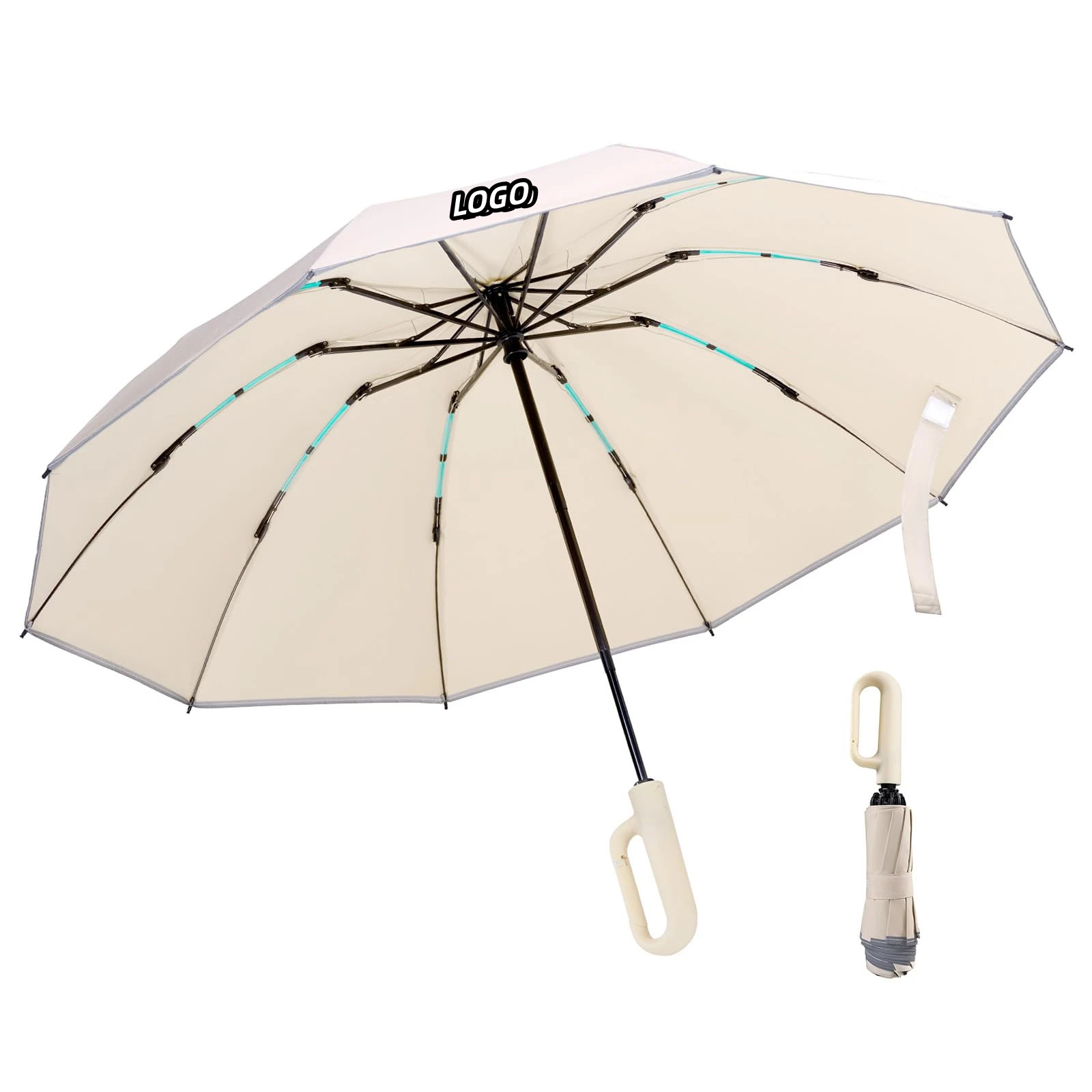 Hot sale carabiner umbrella Inverted sun Umbrella Windproof Travel Automatic with logo parapluies double bone storm guarda chuva