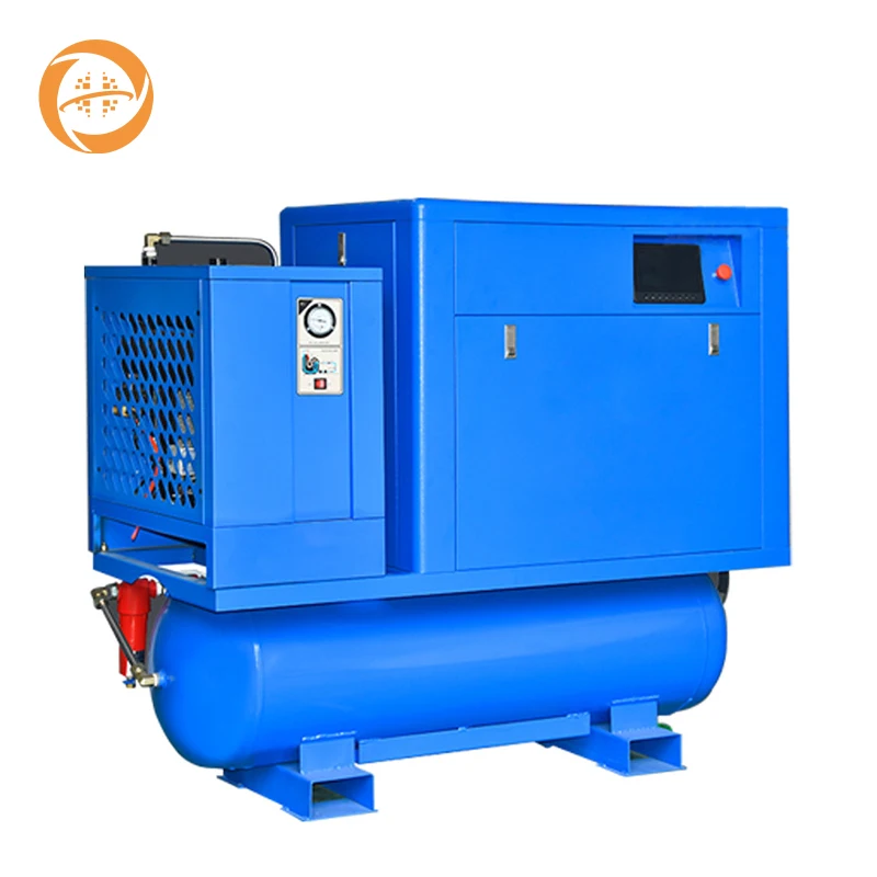 Rotary Dry Oil Free Stationary 15kw Lubricated Industry Air Pump Compressor