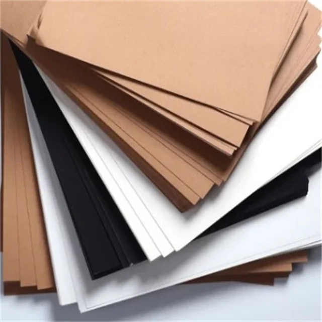JINTU Corrugating Outer Liner Test Liner Board Paper Sheet brown Kraft paper sheet