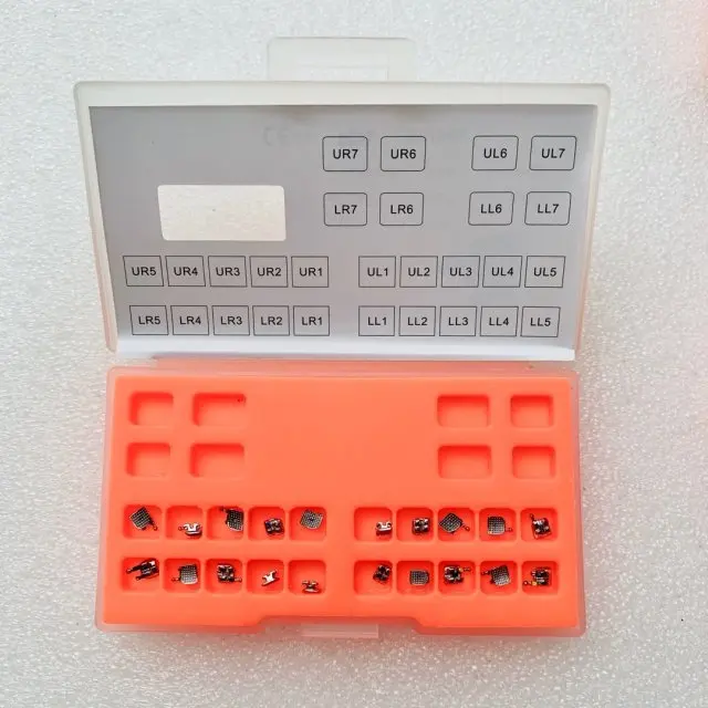 Economic Orthodontic ROTH/MBT 345 hook metal bracket