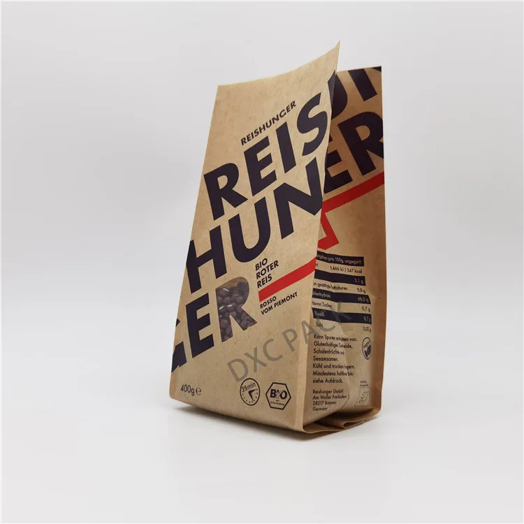 Recycle Kraft Paper bag for Bread packaging