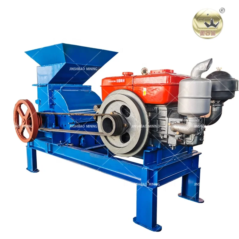 Diesel Engine Grinding Rock Gold Ore Hammer Mill