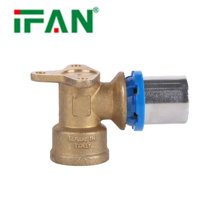 IFAN Hot Selling Brass Press Fittings PEX Pipe Plumbing Fitting For Floor Heating