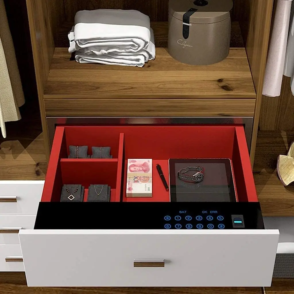 CHINA wholesale custom moq 1 Cabinet Safes pull out built-in safe drawer  box