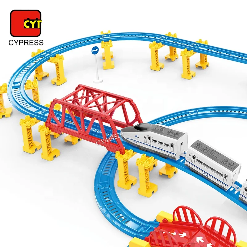 R/C Train Toy Educational Play Train Railway Track Toy For Kids