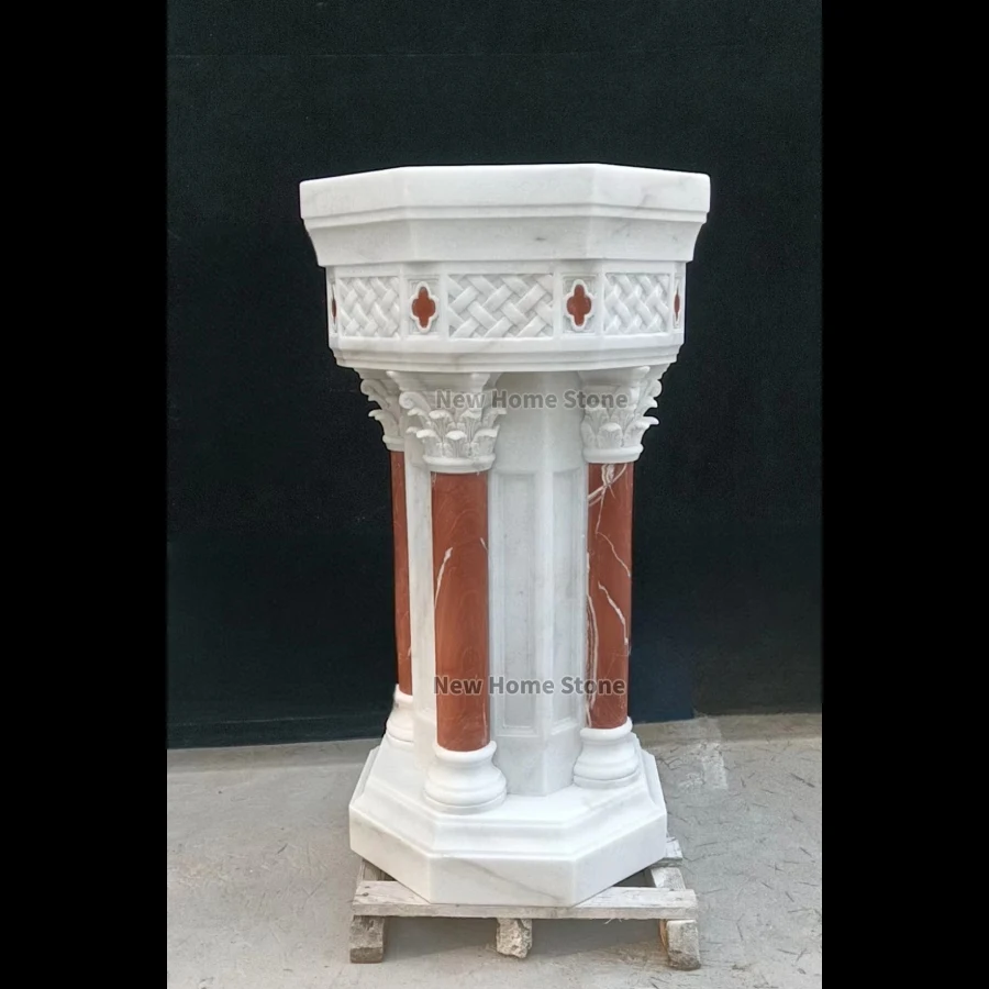 Christian Decoration Large Size Jesus Sculpture table Church Marble Virgin Mary Sculpture Altar