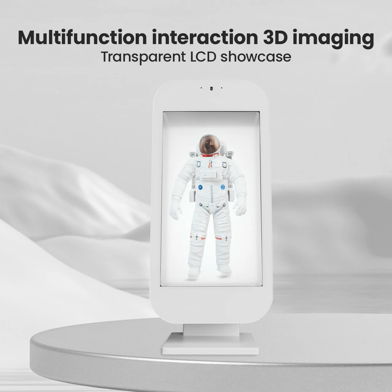 21.5 Inch Transparent Lcd Display Cabinet Advertising Display Lcd Touch Screen For Showcase Advertising Box