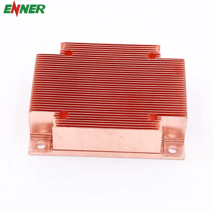 Custom Brass Copper Skiving Pin Fin Heatsink for Electronic