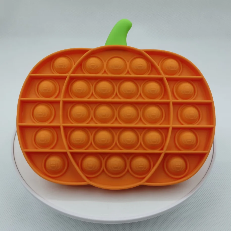 Kids Silicone Acupressure Relieve Anxiety Sensory Simple Push Pops Bubble Fidget Sensor Toy Set Pops Fidget Toys