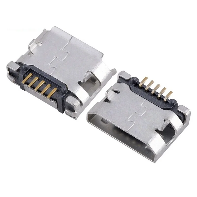Кабель с разъемом микро-usb типа B гнездо 5 Pin SMD SMT