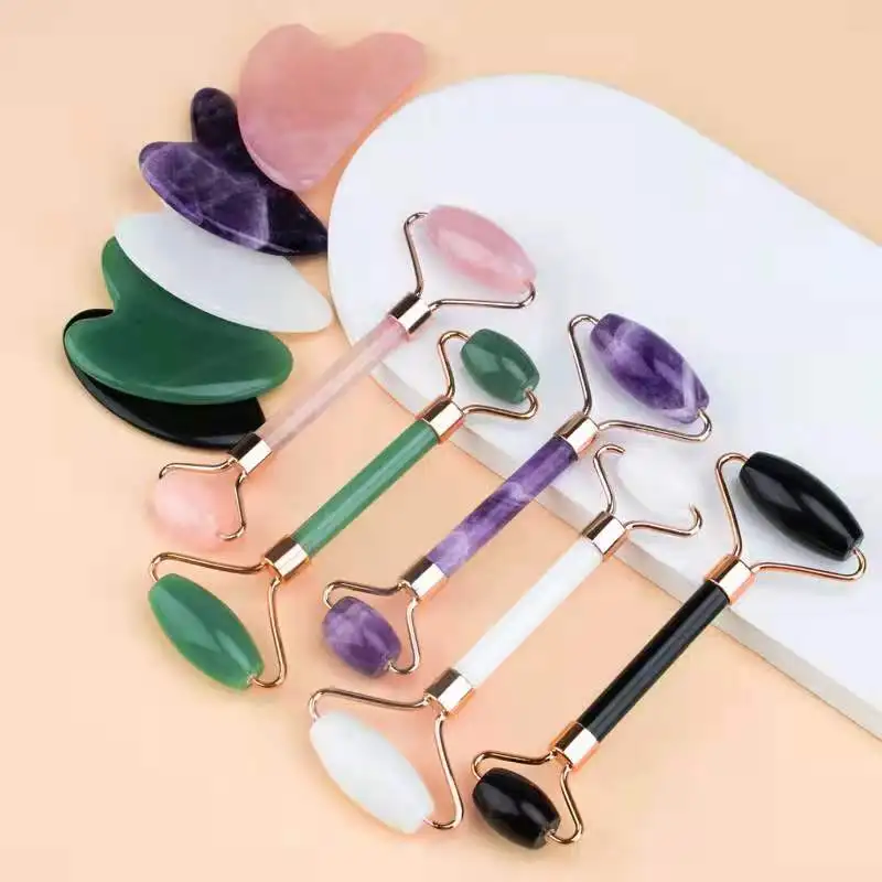 
Face Jade roller massage Jade roller massager jade stone face 