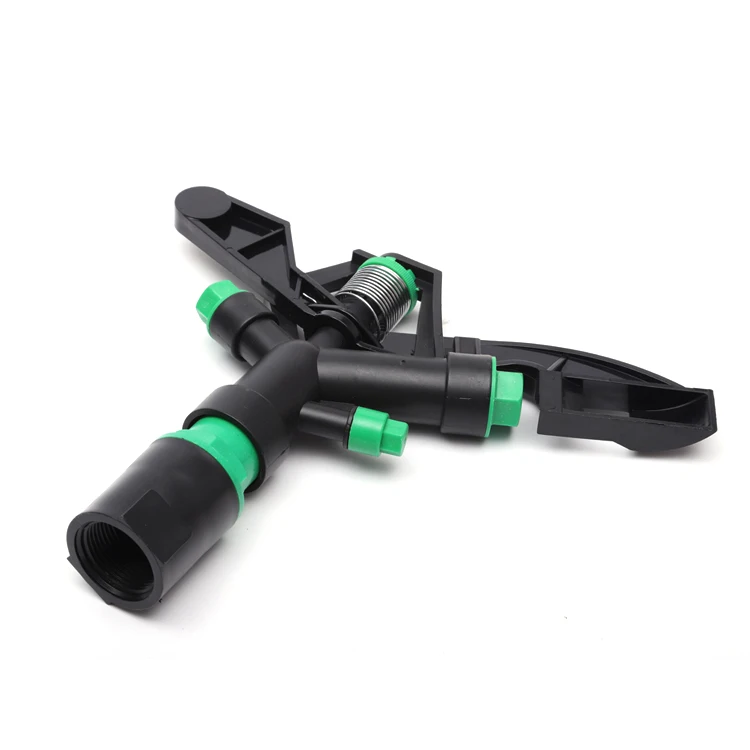 Plastic Automatic Agriculture 3 Way Irrigation Impact Sprinkler Equipment