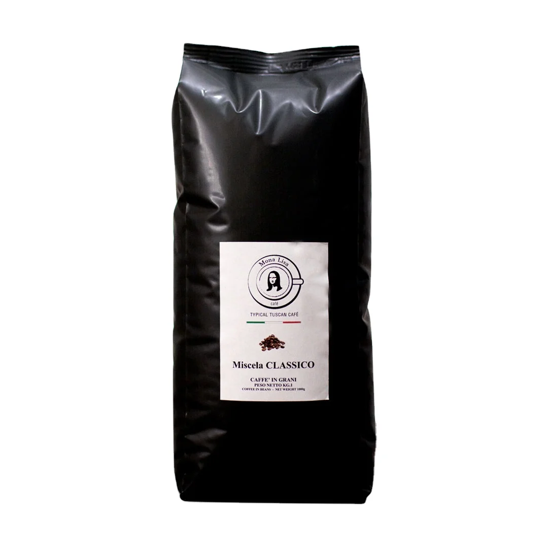 Made in Italy Premium Quality 55% Arabica 45%Robusta 1 kg Coffee beans roasted for espresso machines