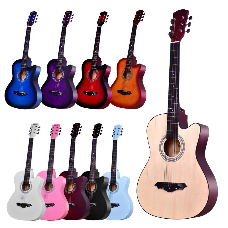 Professional Cheaper price 38 inch Acoustic Guitar Rosewood Fingerboard 6 string Classical Guitar for student
