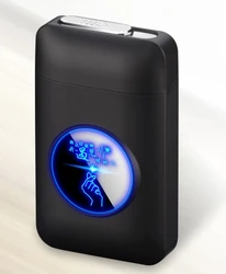 JL-223N Onuoss Wholesale ABS Led Cigarette Case Box With USB Lighter Custom Logo