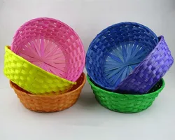 Classics Durable Bamboo High Quality Fruit Basket With Banana Holder