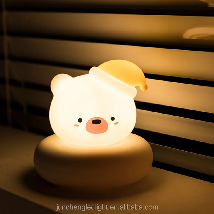 Decoracion de Navidad Cute Cartoon Patting Induction Led Lamp