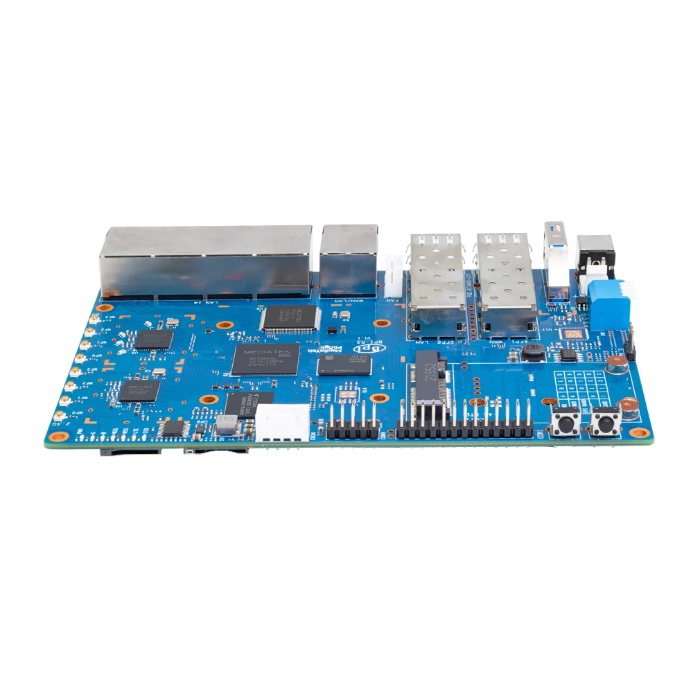 Manufacturer Wireless Router Open source router development board Banana Pi BPI-R3 Router board 26 PIN GPIO MT7986  2G LPDDR4