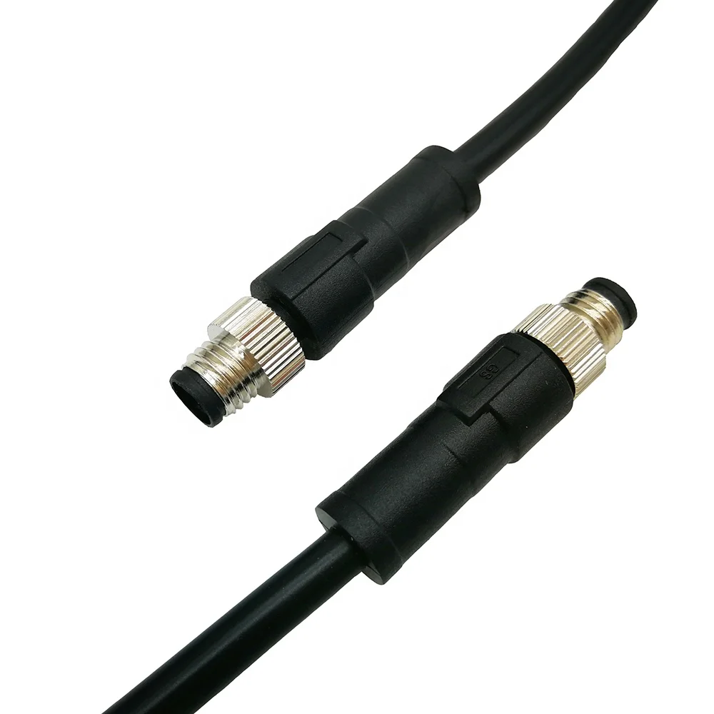 4Pin M8 кабель мужчинами открыть M8 код мужской разъем сенсор кабель в сборе