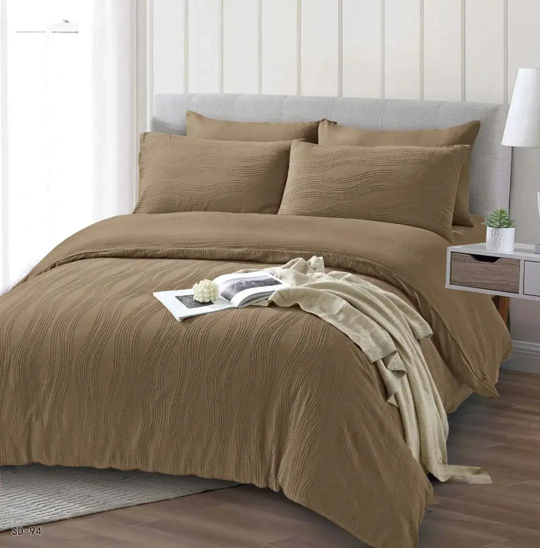 Jacquard Boho Fluffy Duvet Cover Set 3 Pieces Fuzzy  Duvet Comforter Cover Set