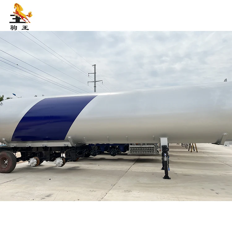 High-Performance 48.4 cubic meter Cryogenic Dimethyl Ether Storage Tank Transport semi-trailer Truck