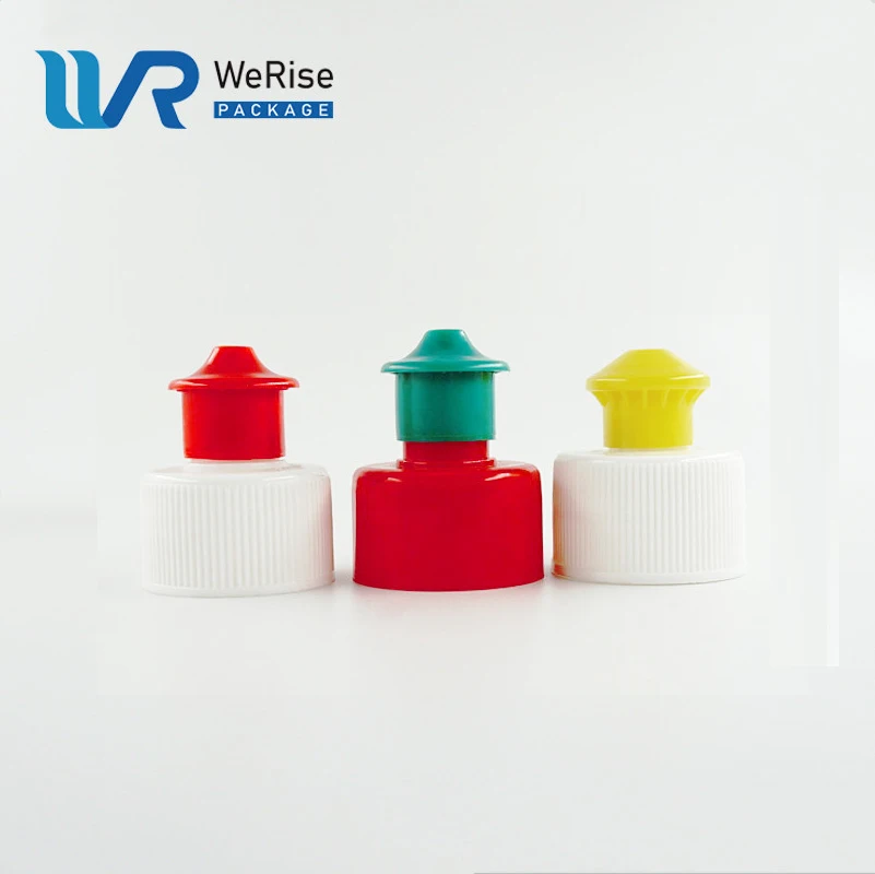 Plastic Bottle Nozzle Cap Push Pull Cap Twist Caps