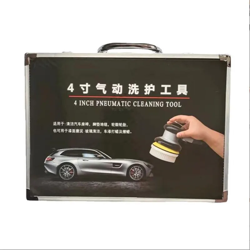 Губка для мытья автомобиля и набор по уходу за 4-дюймовый детали для пневматического шлифовального станка воском стекло с покрытием при его очистке и обслуживании набор инструментов